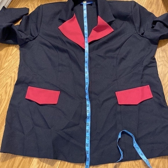 Ps Classic Women’s Black Button down Business Suit with Pink Accents(Size 18)NWT - Picture 5 of 16